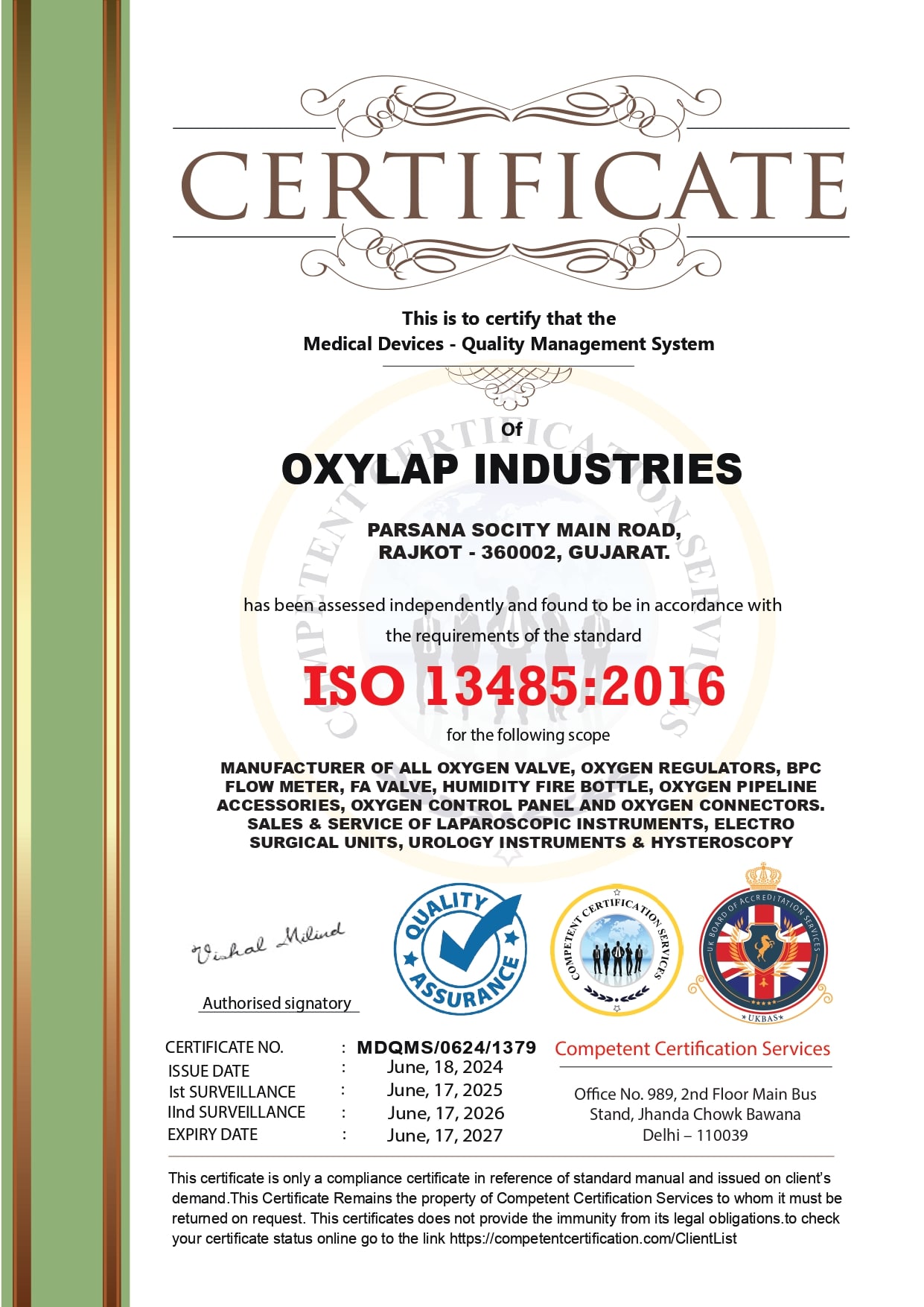 About ISO 13485:2016