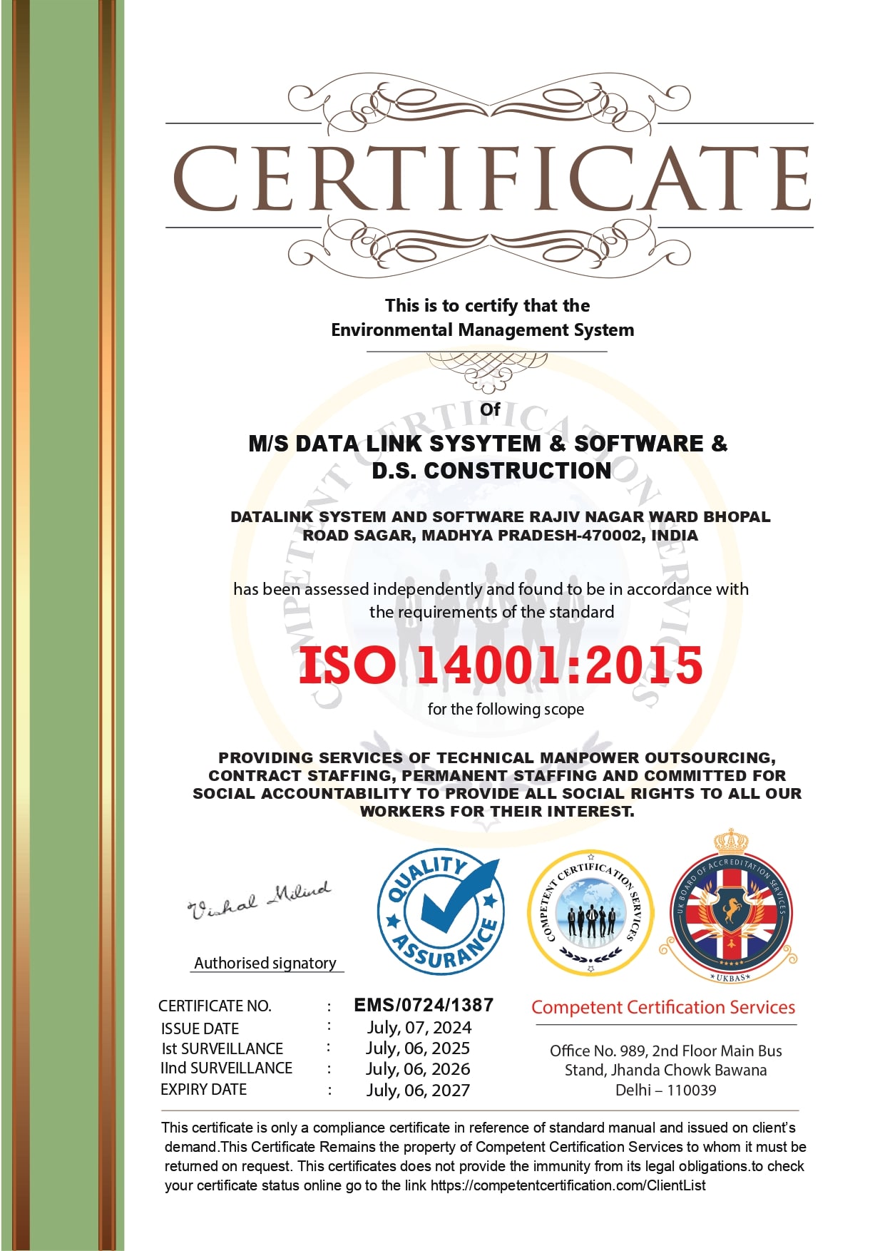 About ISO 14001:2015