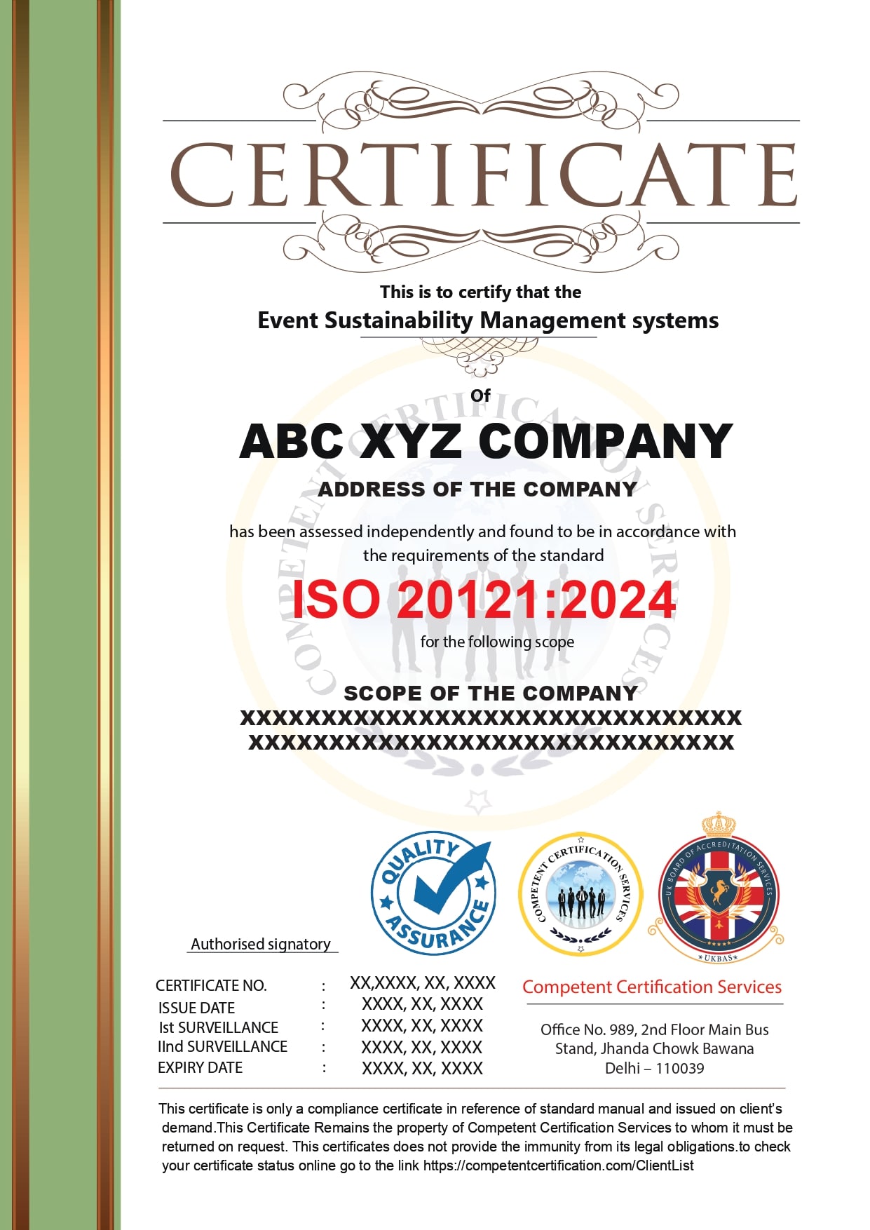 About ISO 20121:2024