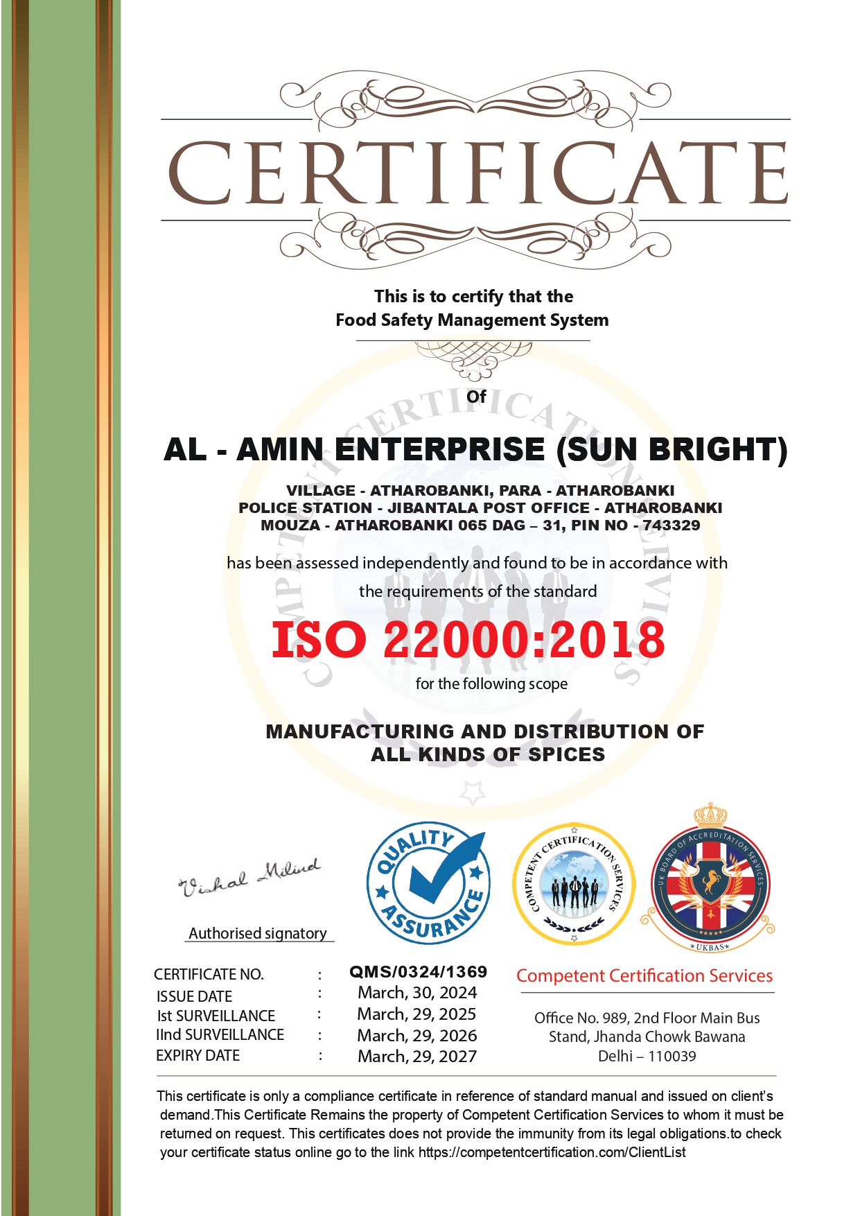 About ISO 22000:2018