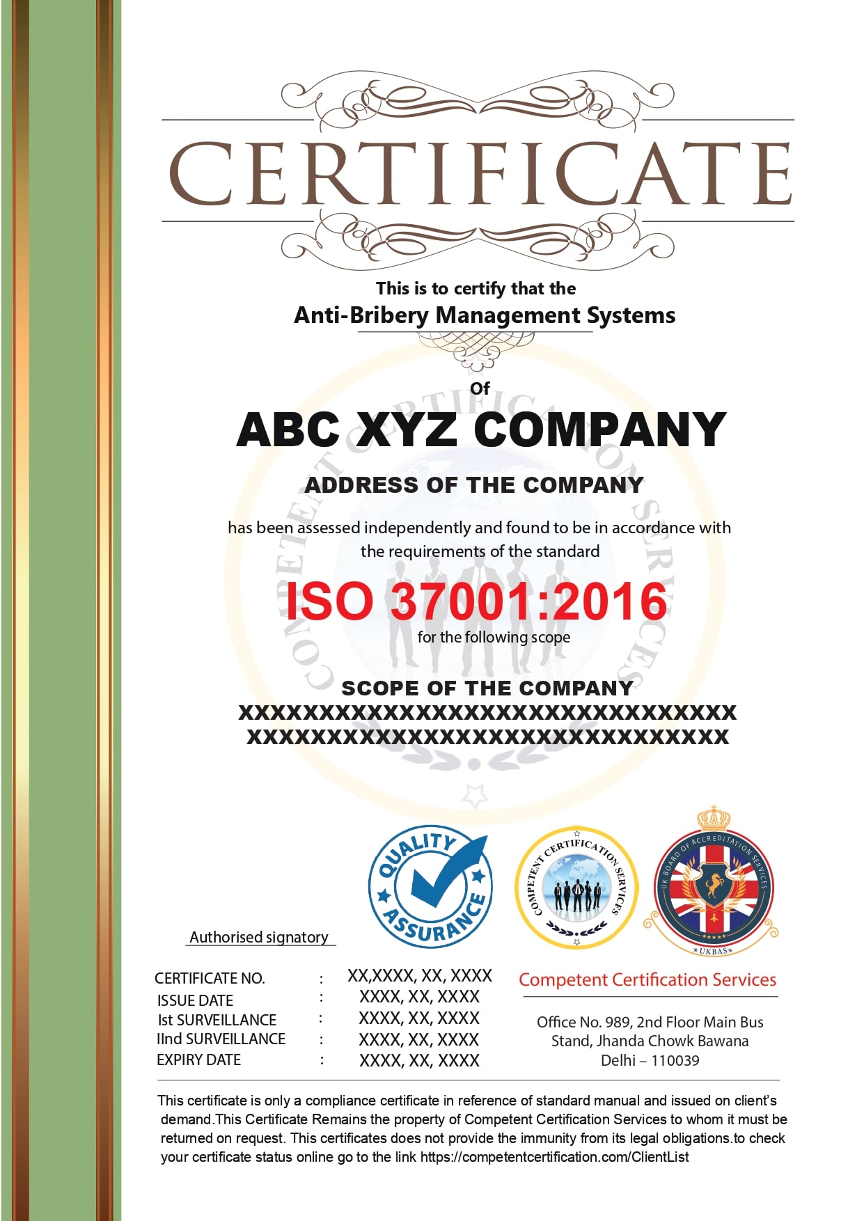 About ISO 37001:2016